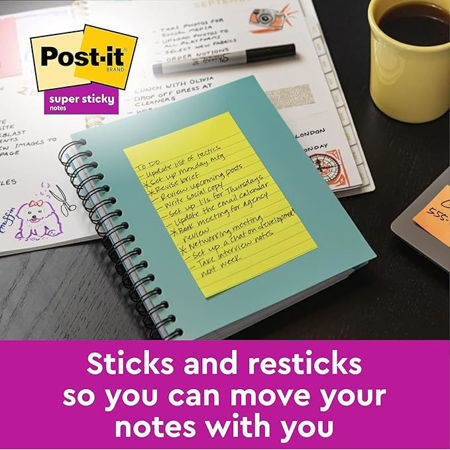 Picture of Post-it Super Sticky Notes Extra Large